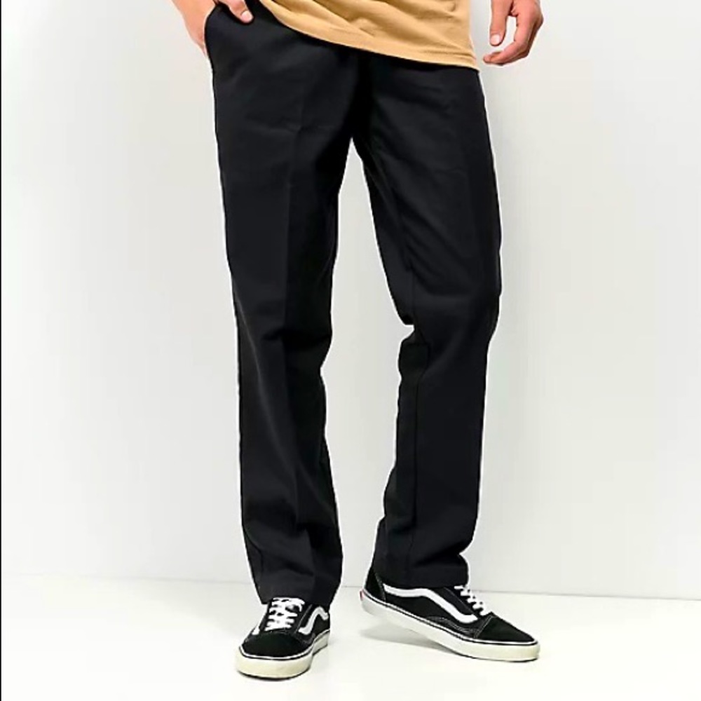 Dickies slim straight pants black 32x32